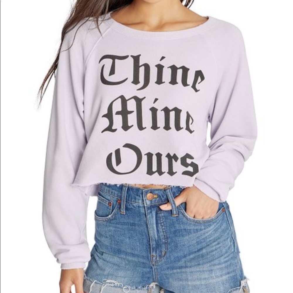 Wildfox Cropped Sweater